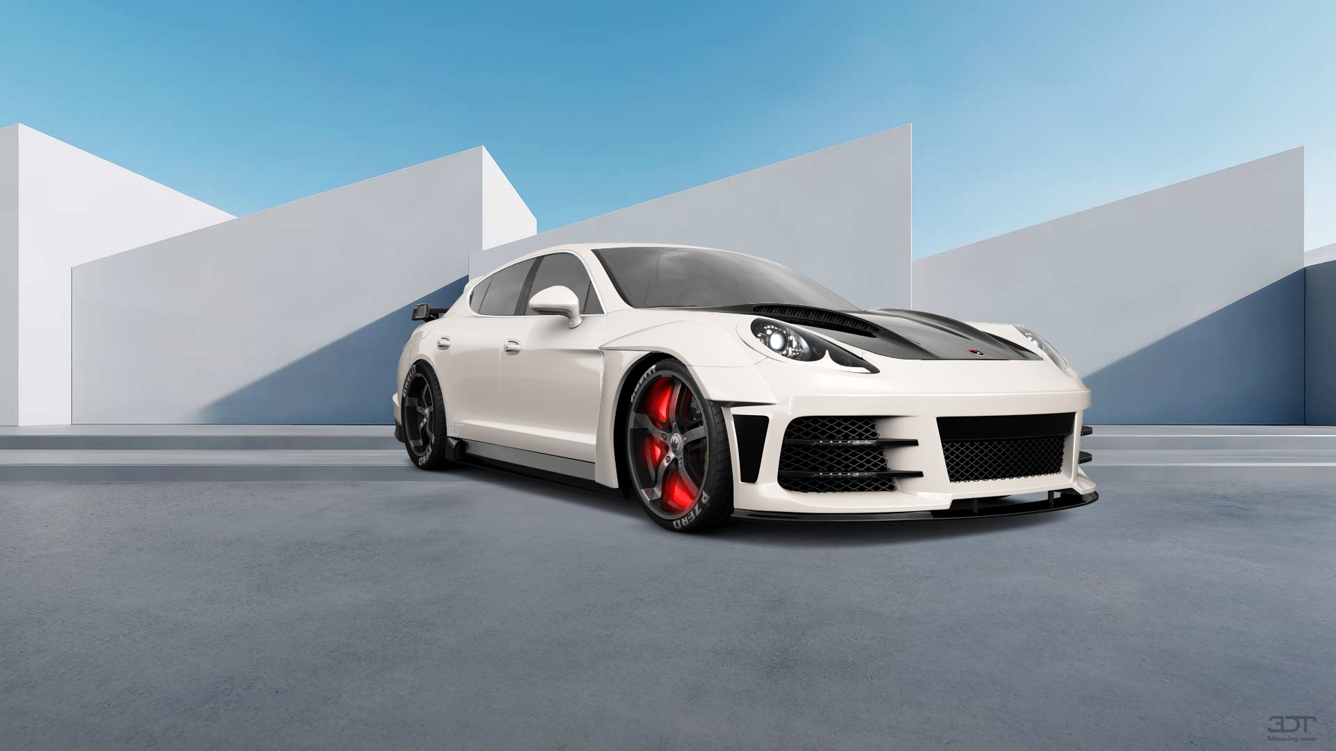 Porsche Panamera 4 door fastback saloon 2011