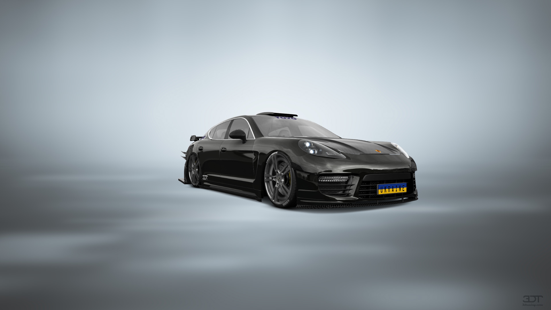 Porsche Panamera 4 door fastback saloon 2011