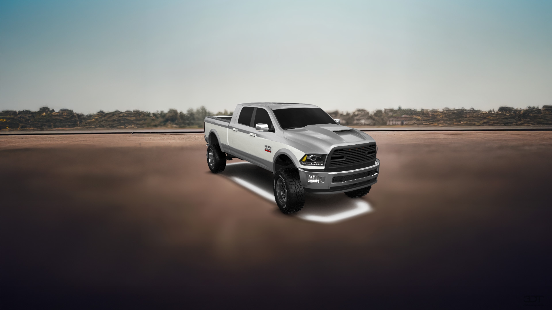 Dodge Ram 2500 Mega Cab 6.4 ft box 4 Door pickup truck 2010 tuning