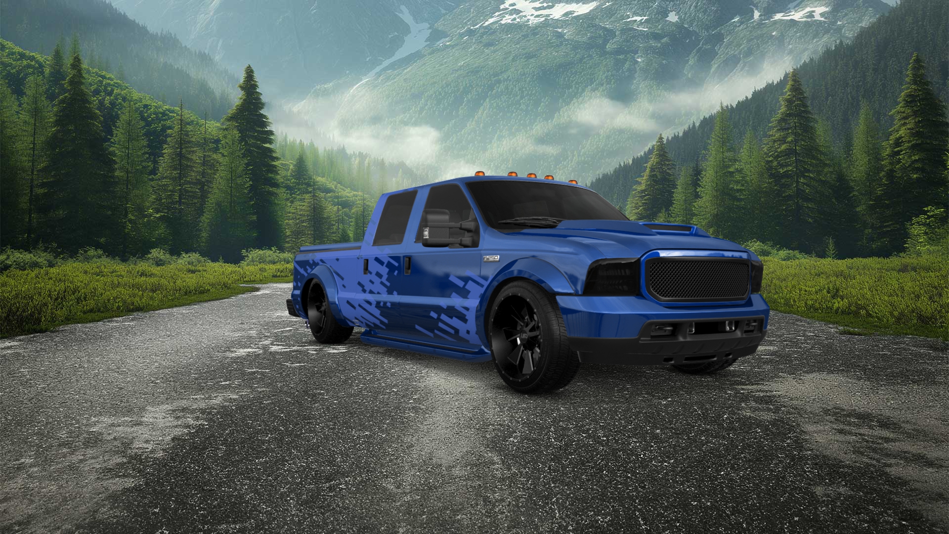 Ford F-250 Crew Cab 4 Door pickup truck 1999