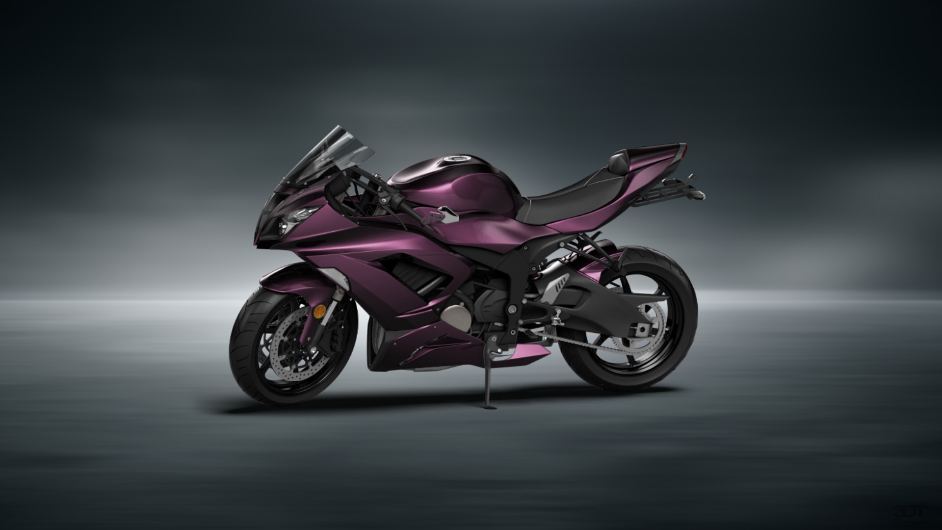 Kawasaki Ninja ZX 6R Sport Bike 2015 tuning