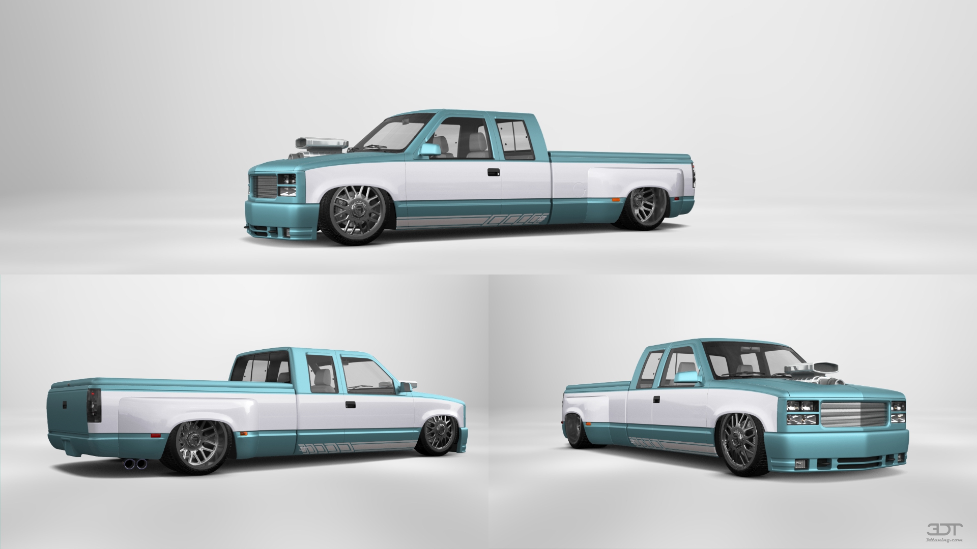 Chevrolet K3500 Extended Cab Pickup Truck 1988