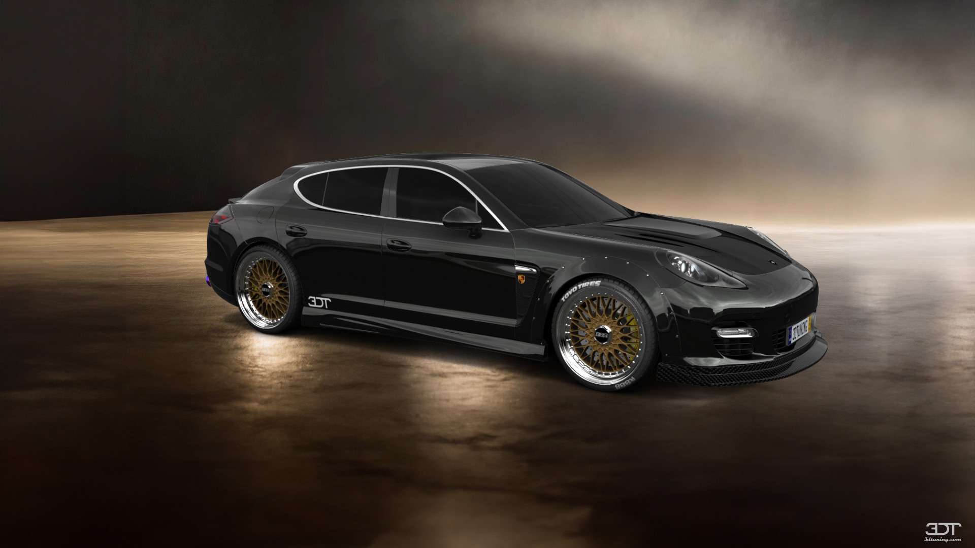Porsche Panamera 4 door fastback saloon 2011 tuning