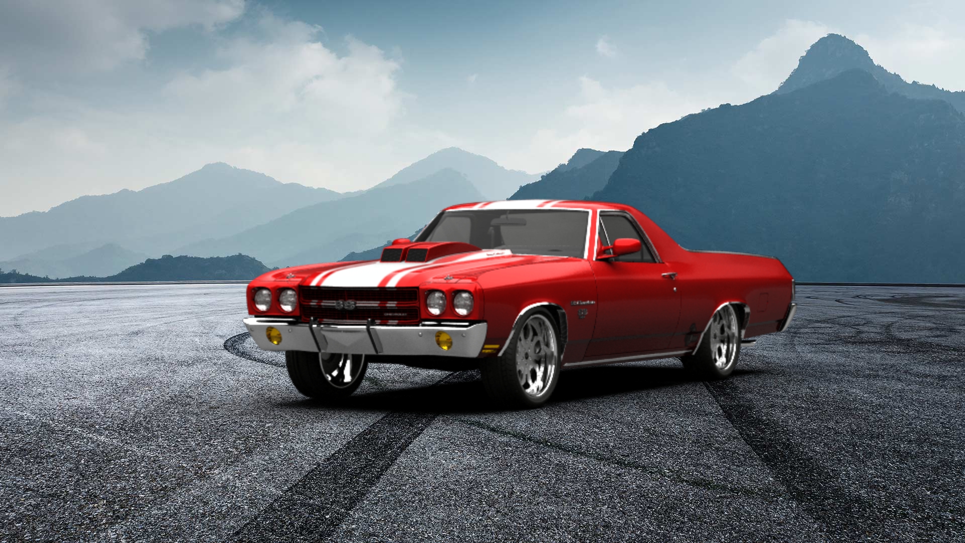 Chevrolet El Camino SS-454 Coupe 1970 tuning