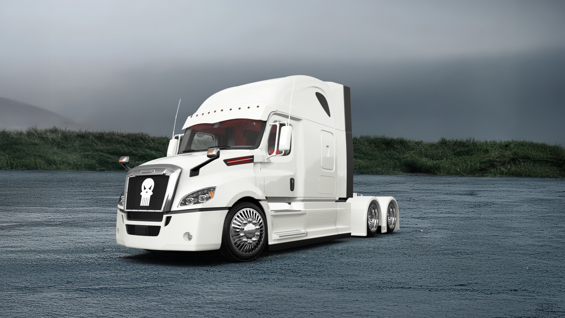 Freightliner Cascadia Sleeper Cab Truck 2018 tuning