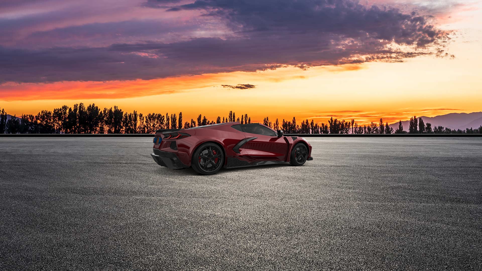 Chevrolet Corvette 2 door targa top 2020 tuning