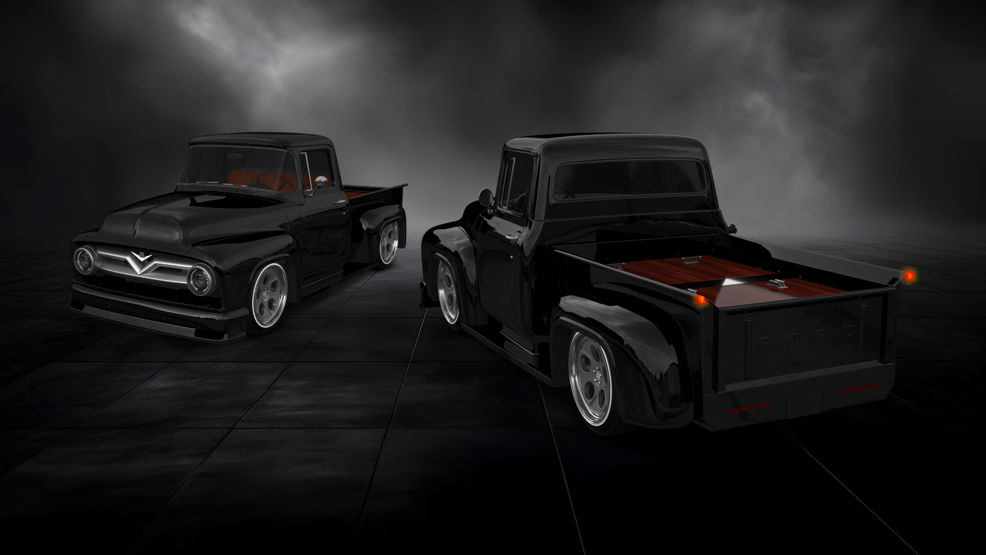 Ford F-100 2 Door truck 1956