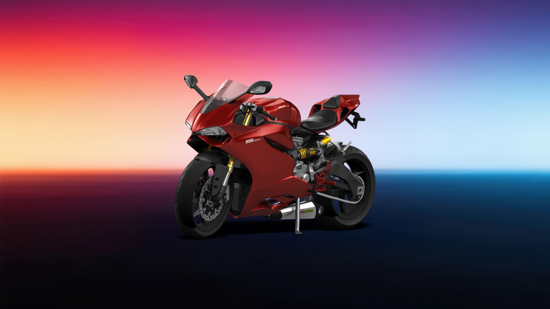 Ducati 899 Panigale Sport Bike 2015 tuning