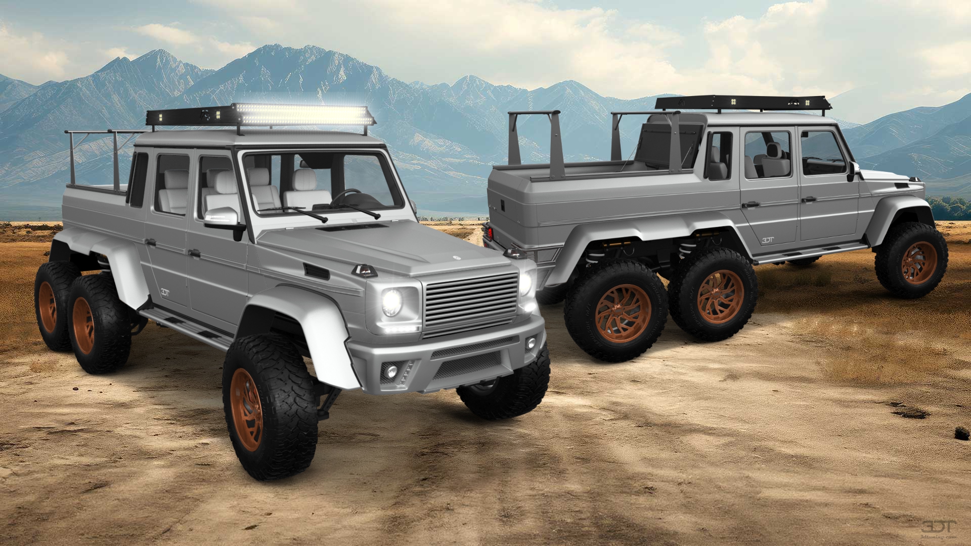 Mercedes G 63 AMG 6x6 4 Door pickup truck 2013