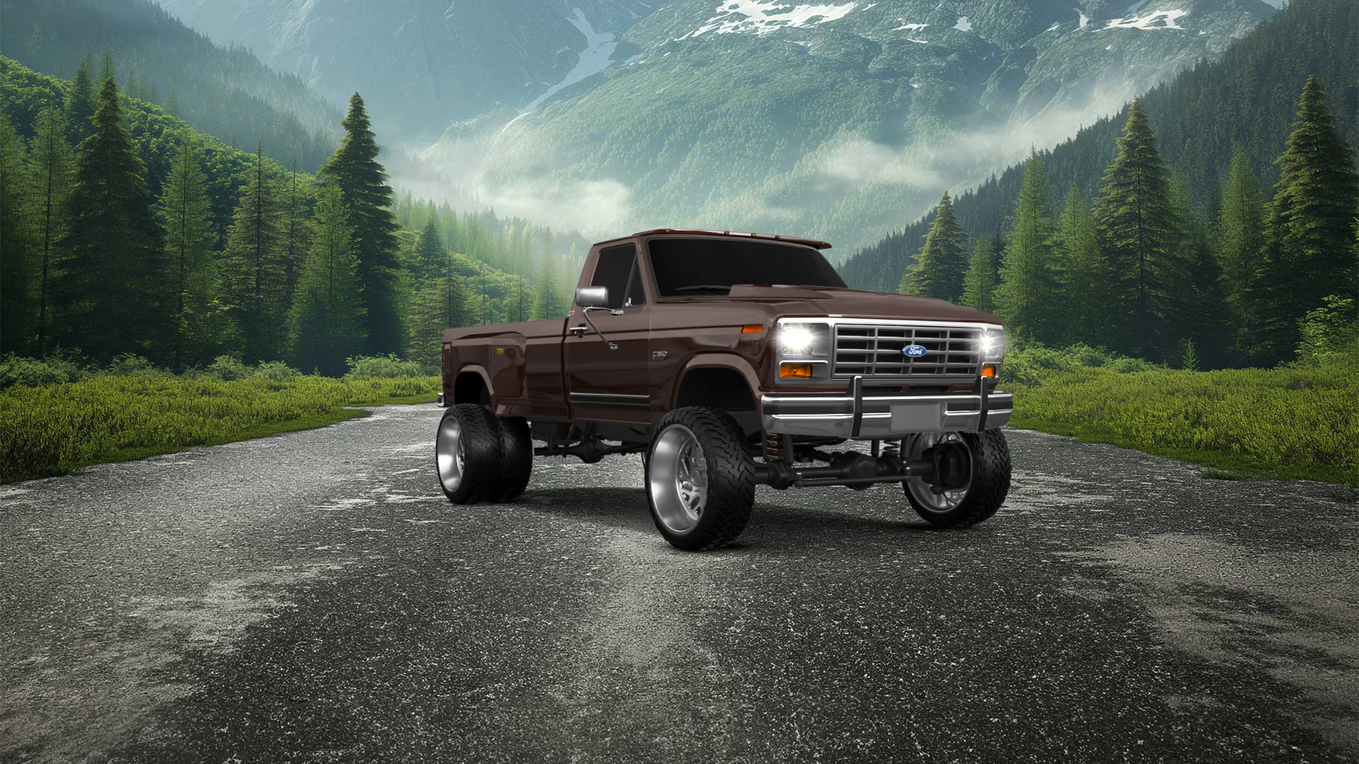 Ford F-350 Dually Regular Cab 2 Door pickup truck 1980