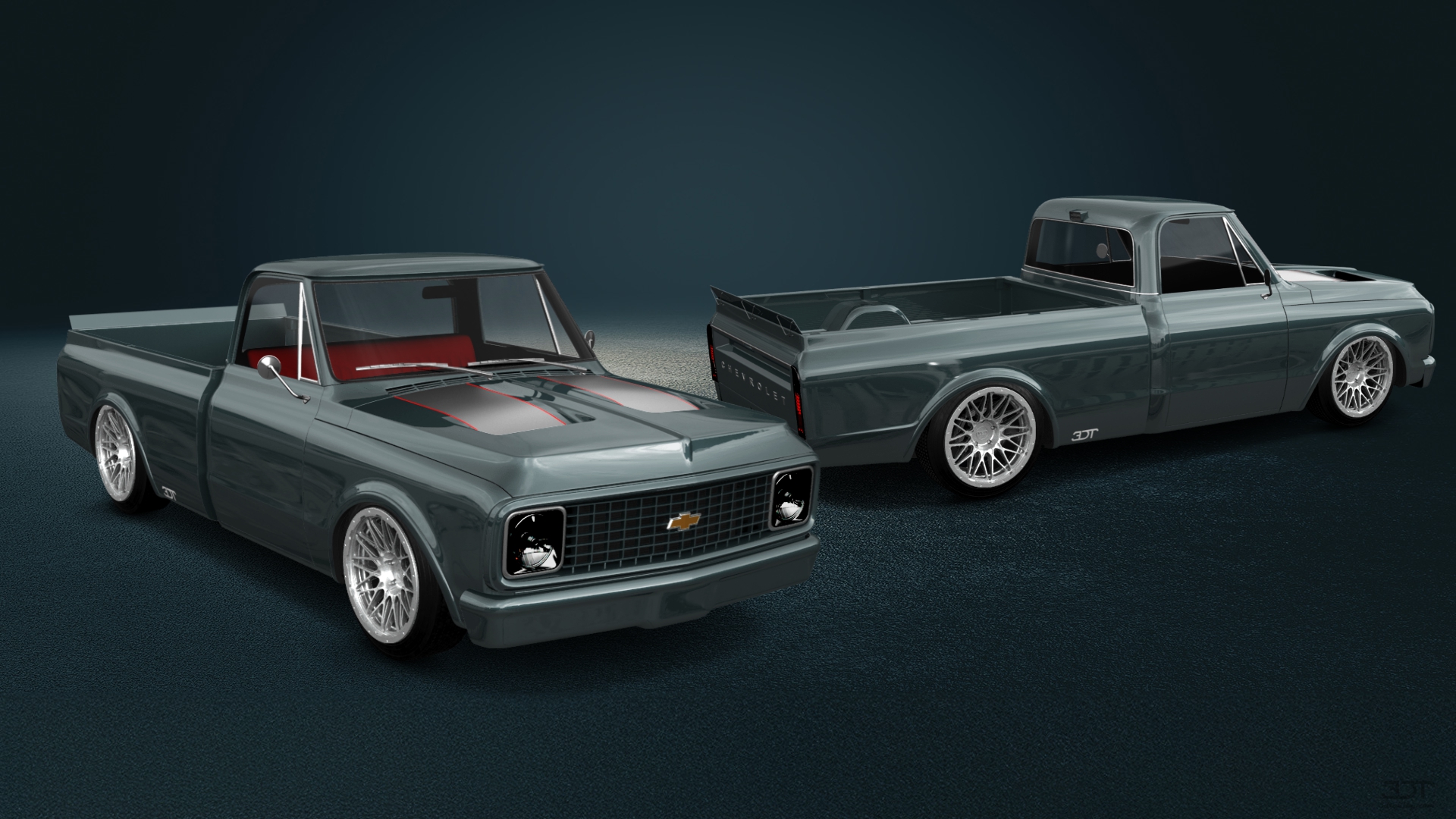 Chevrolet C-10 Cheyenne 2 Door pickup truck 1972 tuning