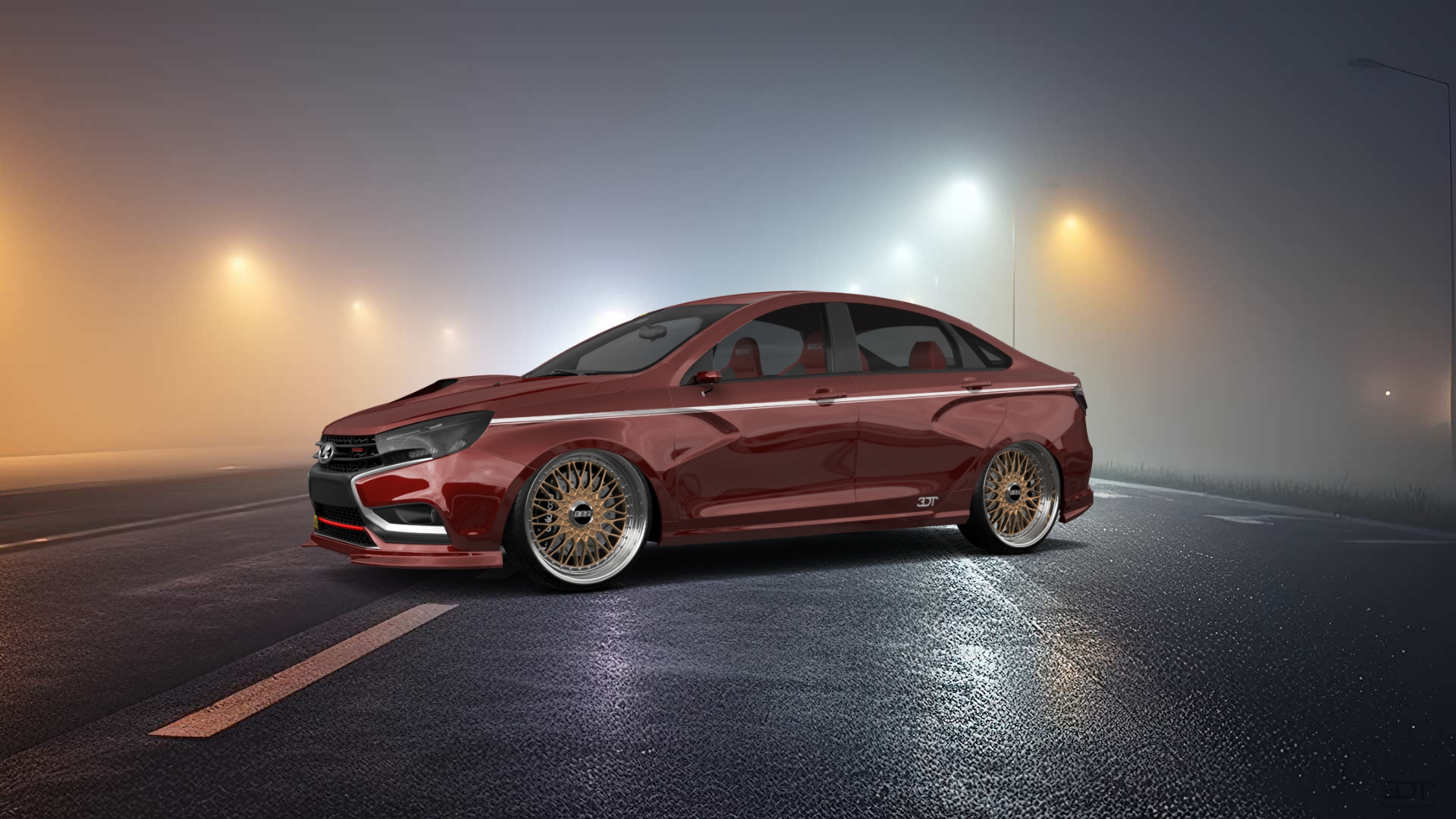 Lada Vesta 4 Door Saloon 2016 tuning