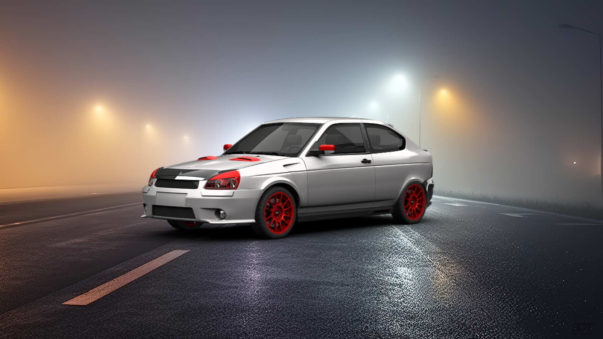 Lada Priora 21728 Coupe 2007 tuning