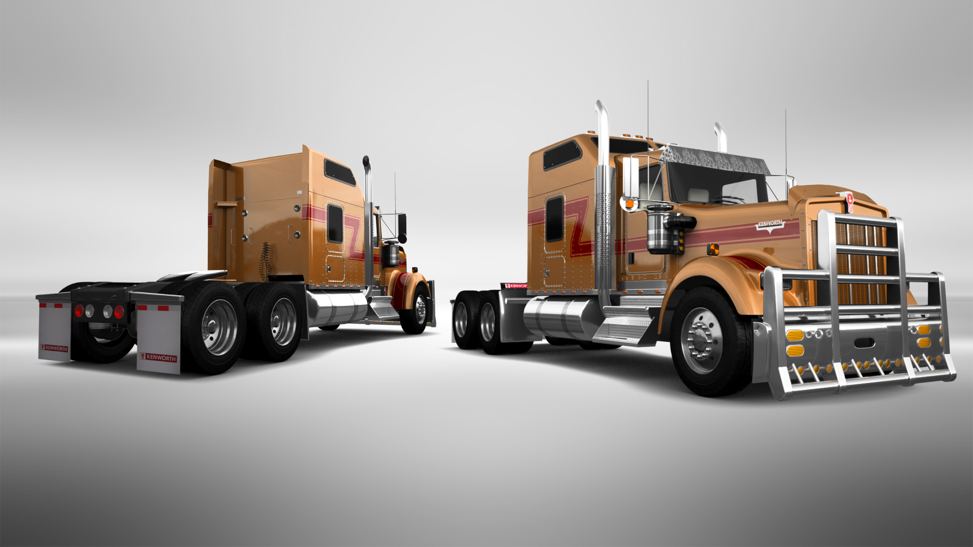 Kenworth W900 Sleeper Cab Truck 2015