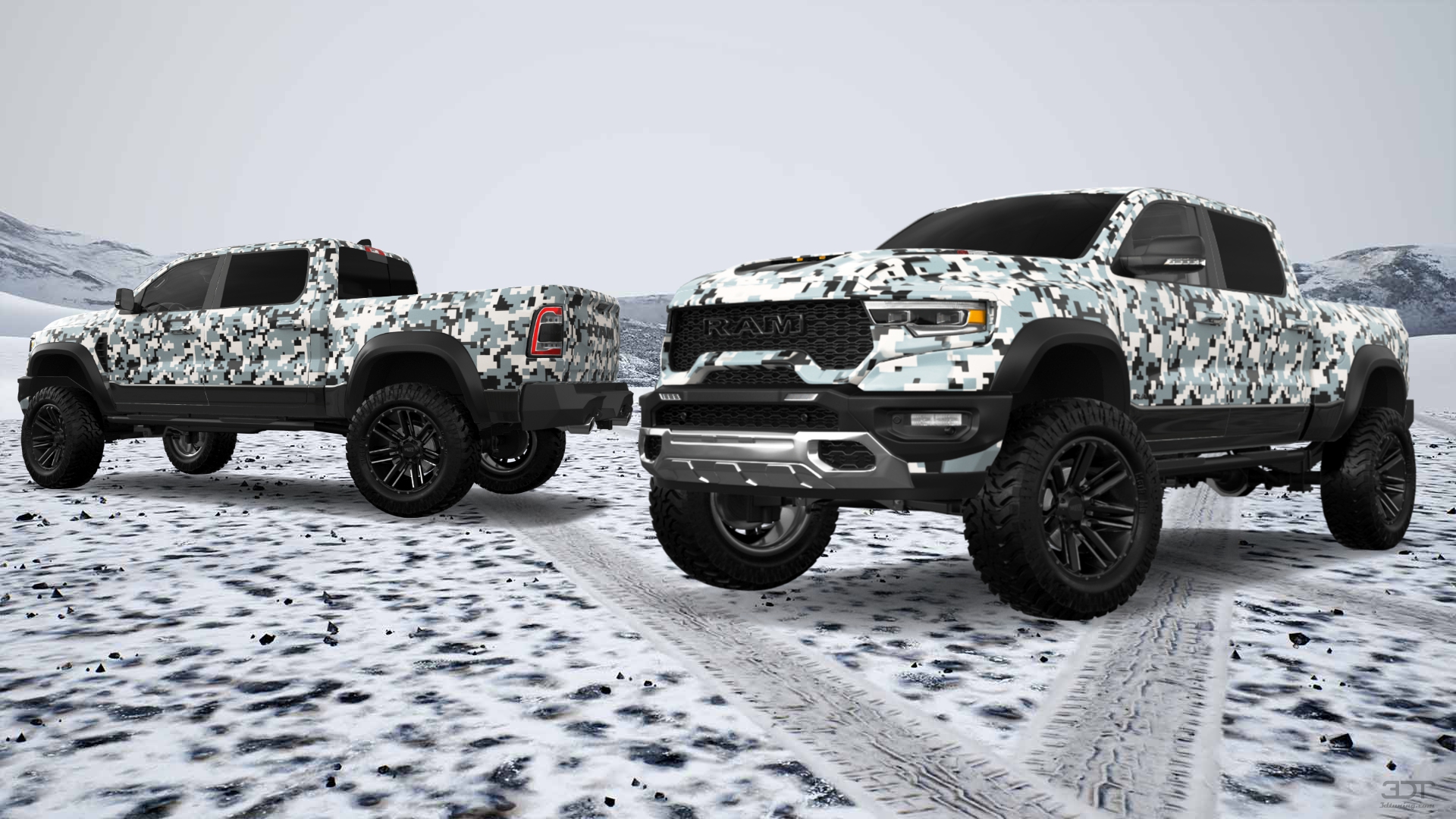 Dodge Ram 1500 TRX 4 Door pickup truck 2021 tuning