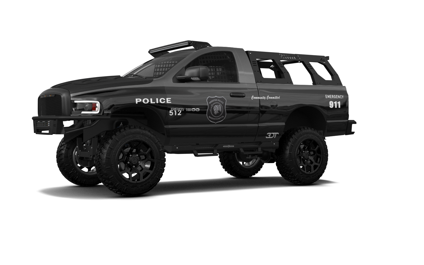 DODGE RAM 1500 WEBSTER POLICE TRUCK