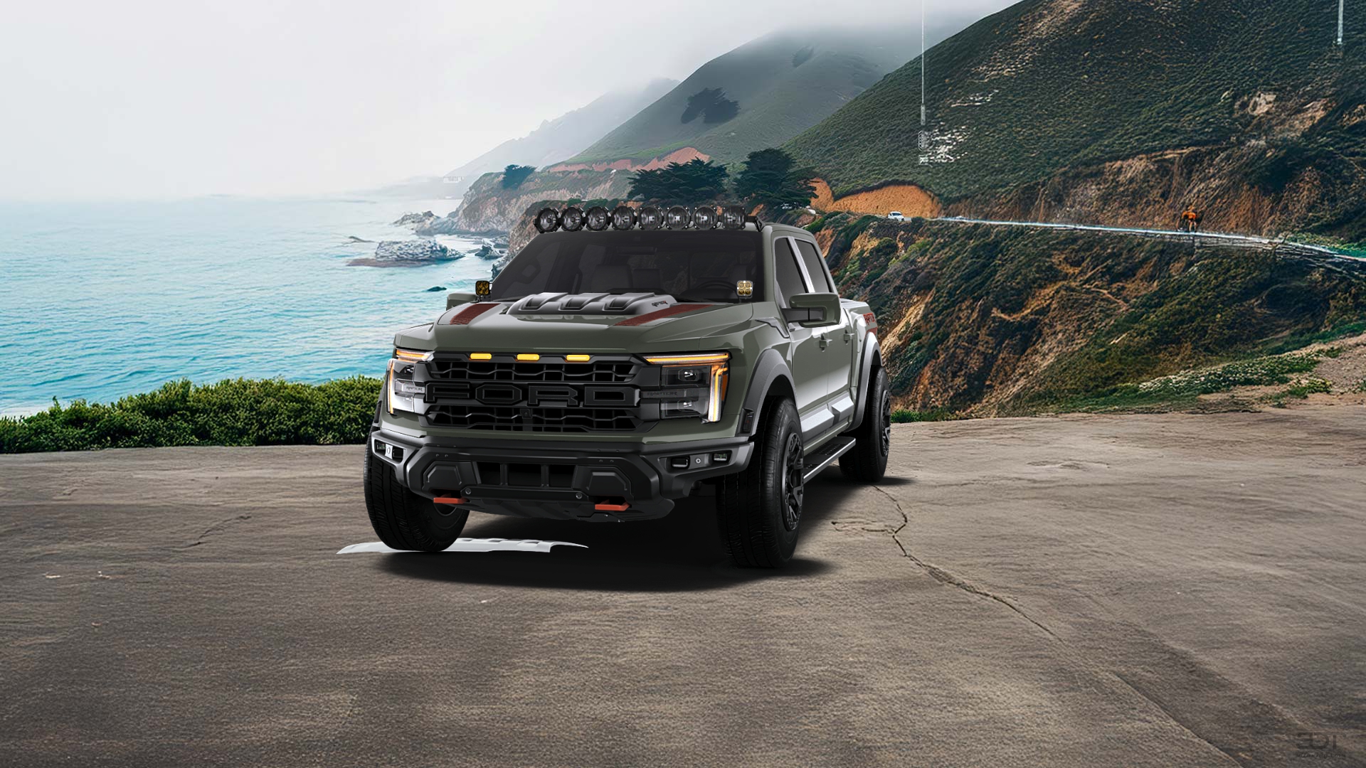 Ford F-150 Raptor 4 Door pickup truck 2024 tuning