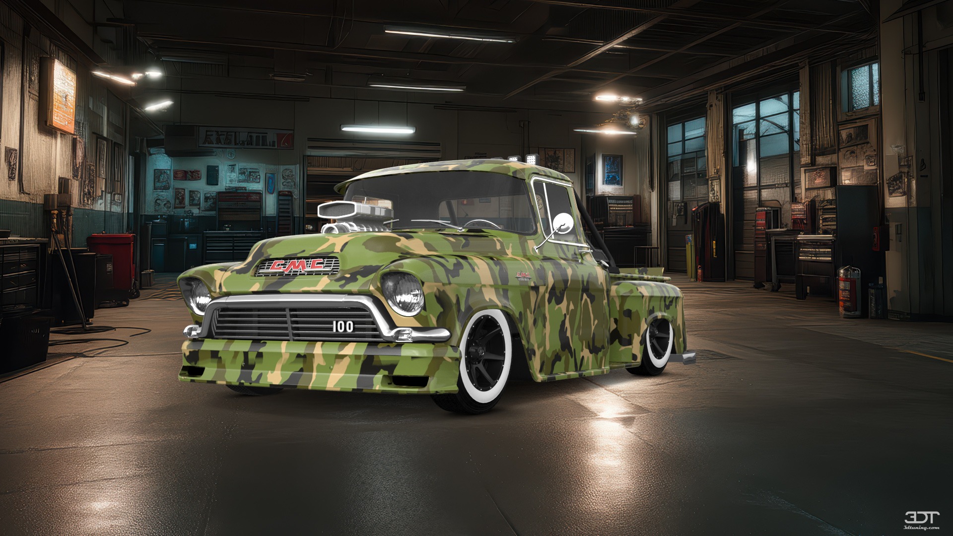 GMC 100 Stepside 2 Door pickup truck 1957 tuning