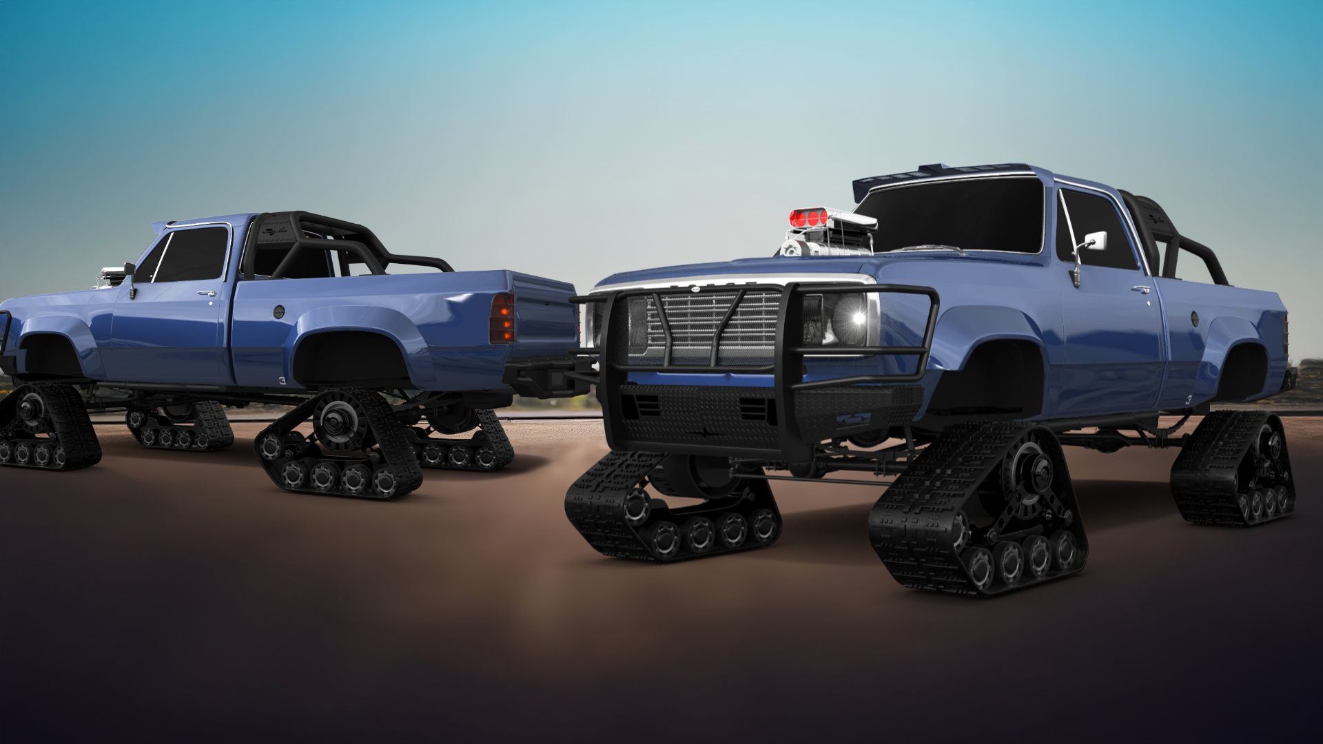 Dodge Power Wagon W200 2 Door pickup truck 1977 tuning