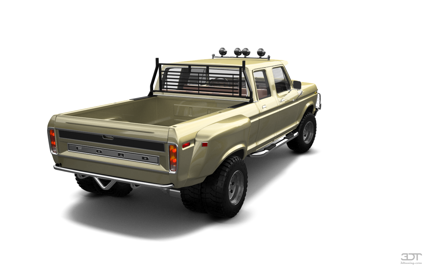 Ford F-350 Dually 4 Door pickup truck 1973 tuning