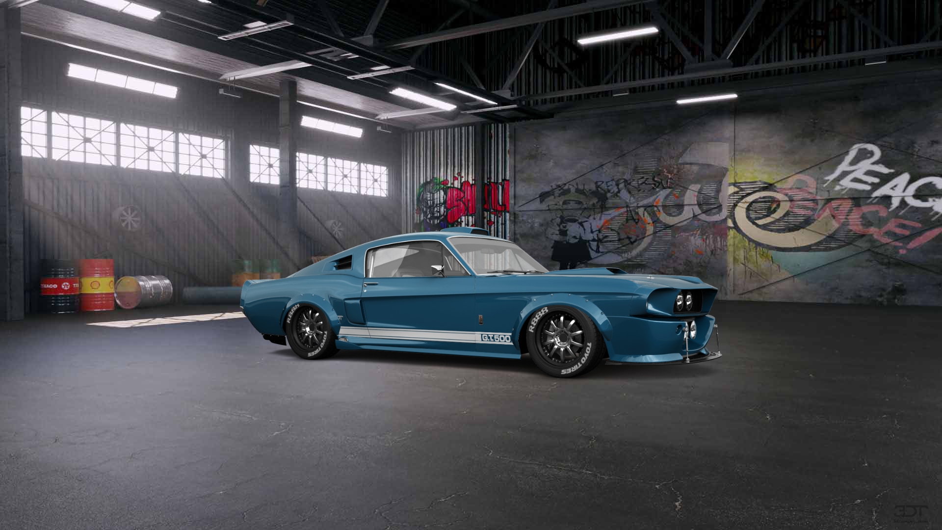 Mustang GT500 2 Door Coupe 1968 tuning