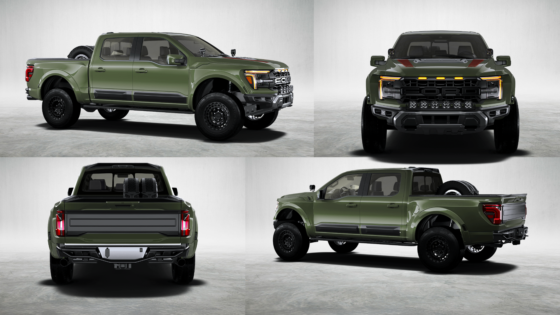 Ford F-150 Raptor 4 Door pickup truck 2024 tuning