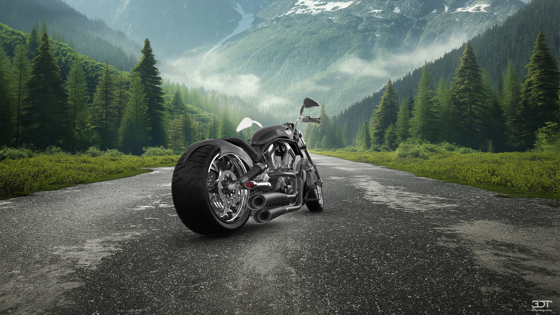Harley-Davidson Custom Chopper Cruiser 2011