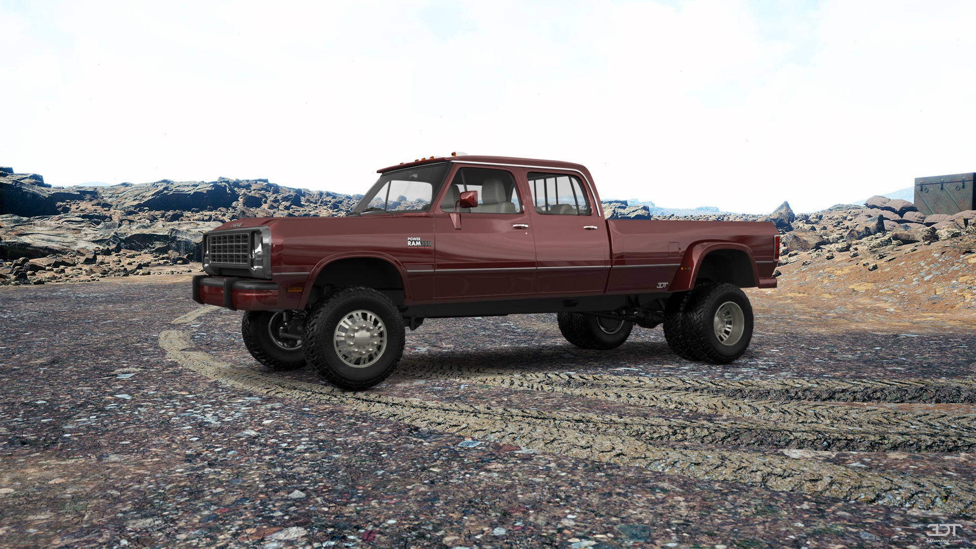 Dodge Ram 350 4 Door pickup truck 1991 tuning