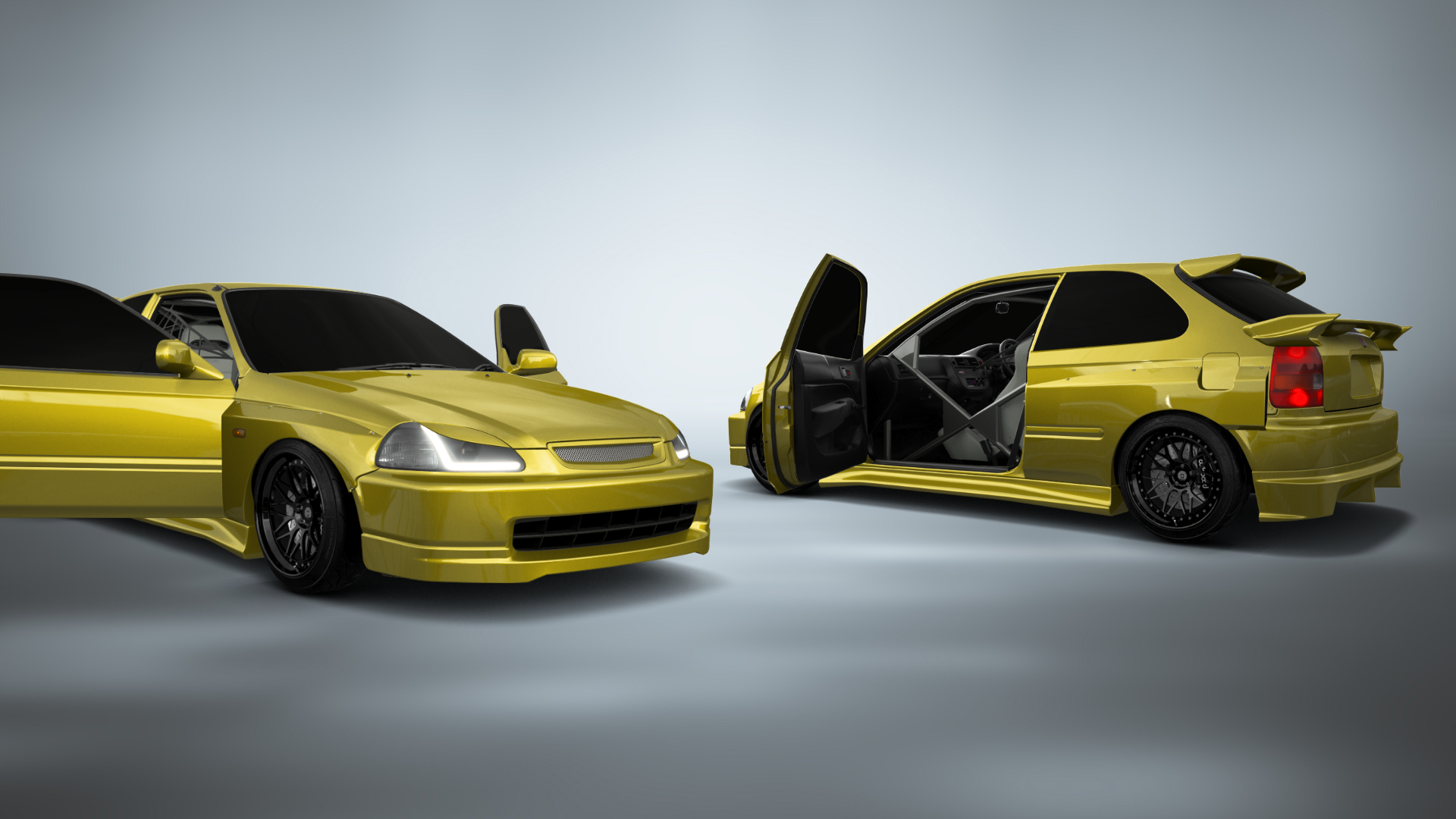 Honda Civic 3 Door Hatchback 1997 tuning