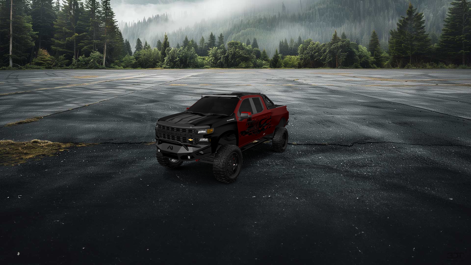 Chevrolet Silverado 1500 6.6 ft box 4 Door pickup truck 2021 tuning