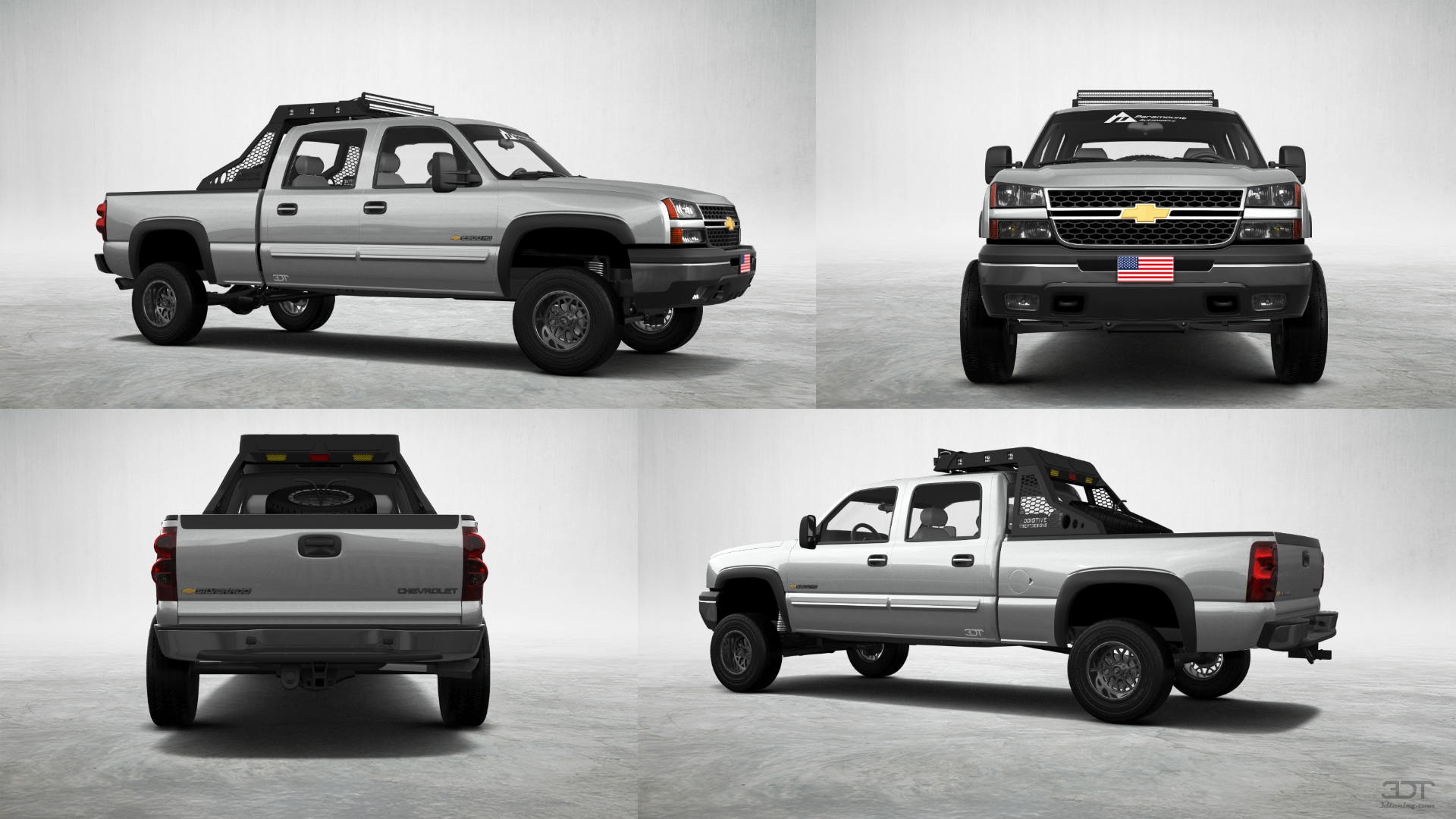 Chevrolet Silverado 2500 HD Long Box 4 Door pickup truck 2002 tuning