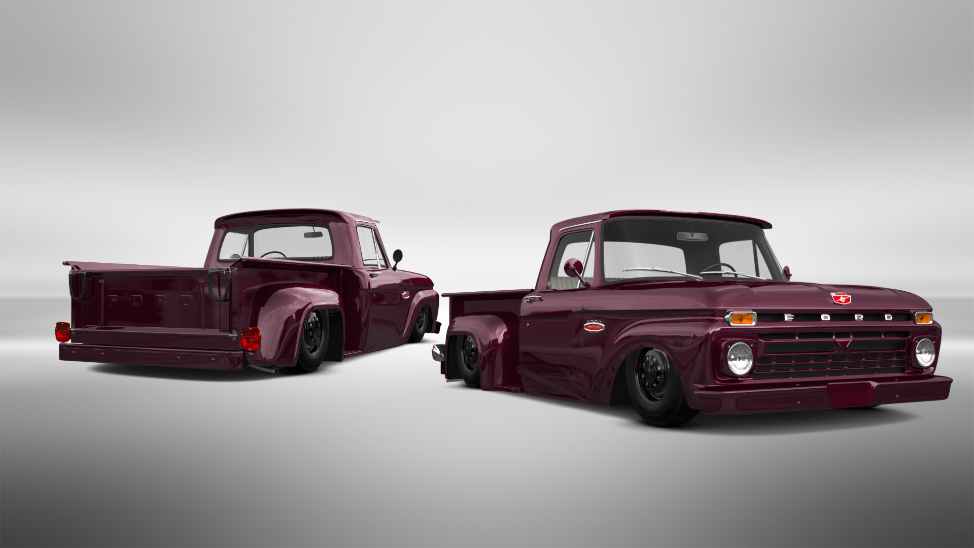 Ford F-100 Flareside 2 Door pickup truck 1961