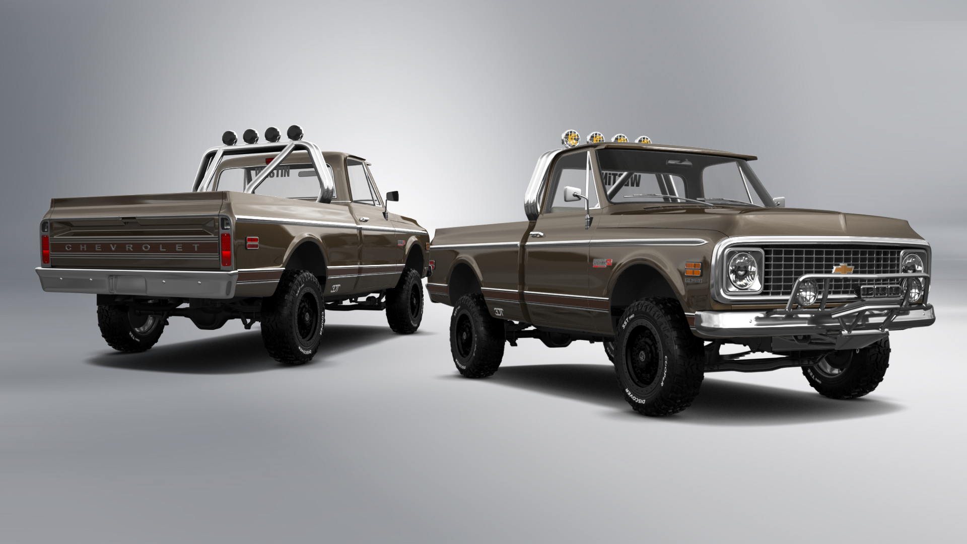 Chevrolet C-10 Cheyenne 2 Door pickup truck 1972 tuning