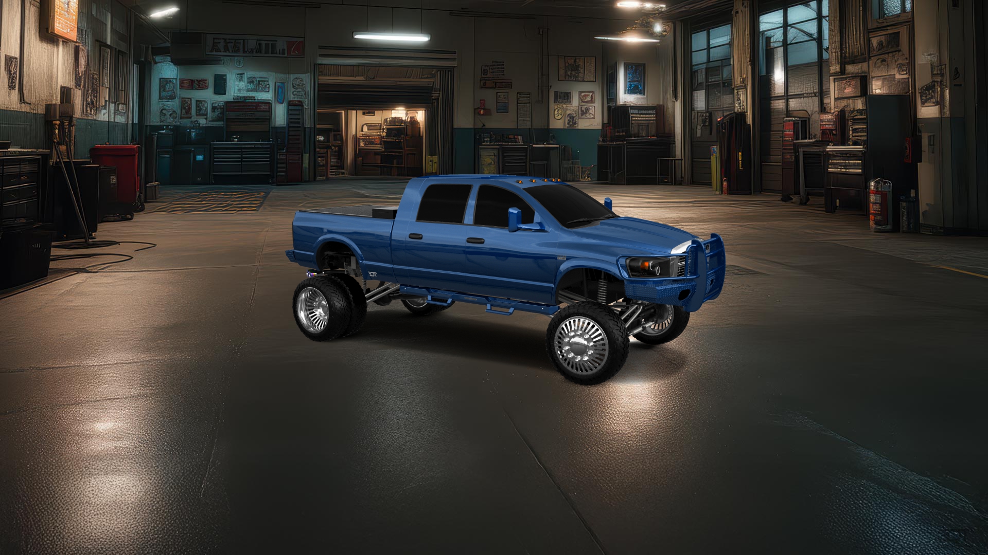 Dodge Ram 3500 Dually 4 Door pickup truck 2007 tuning
