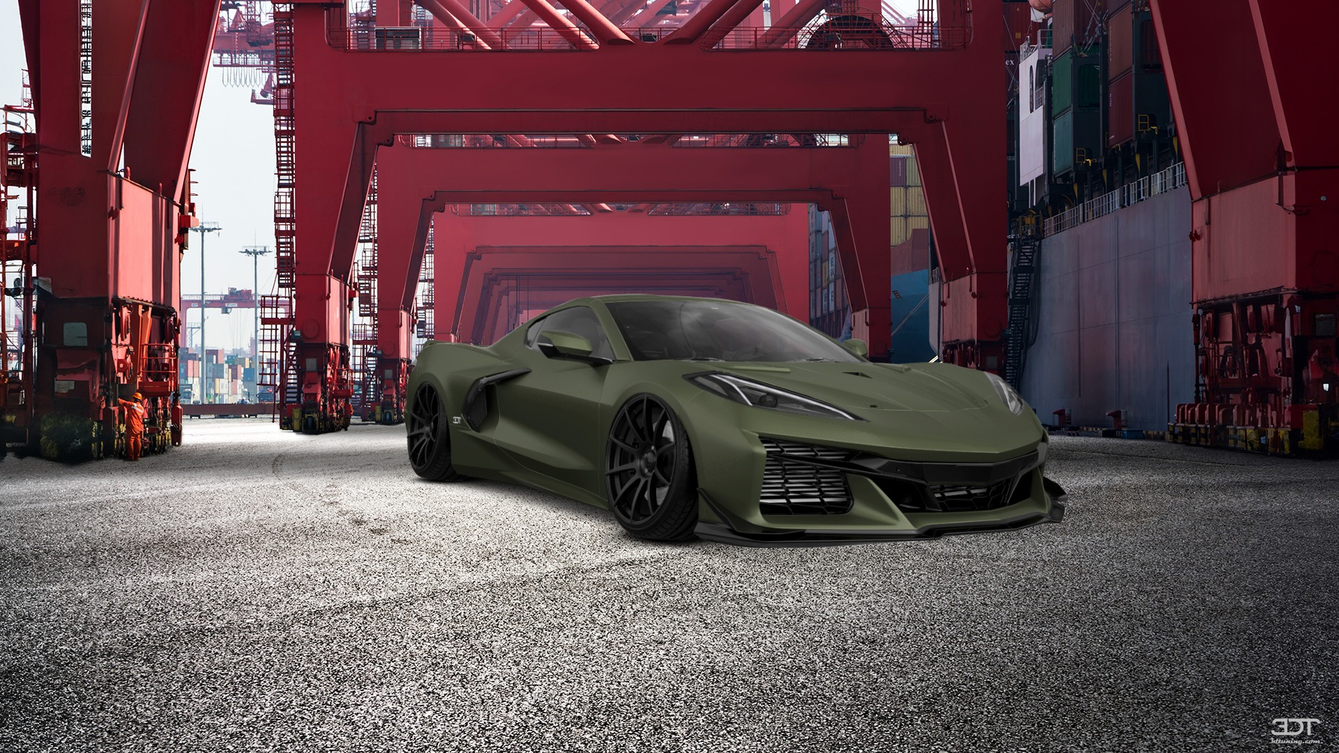 Tuning Chevrolet Corvette 2 door targa top 2020