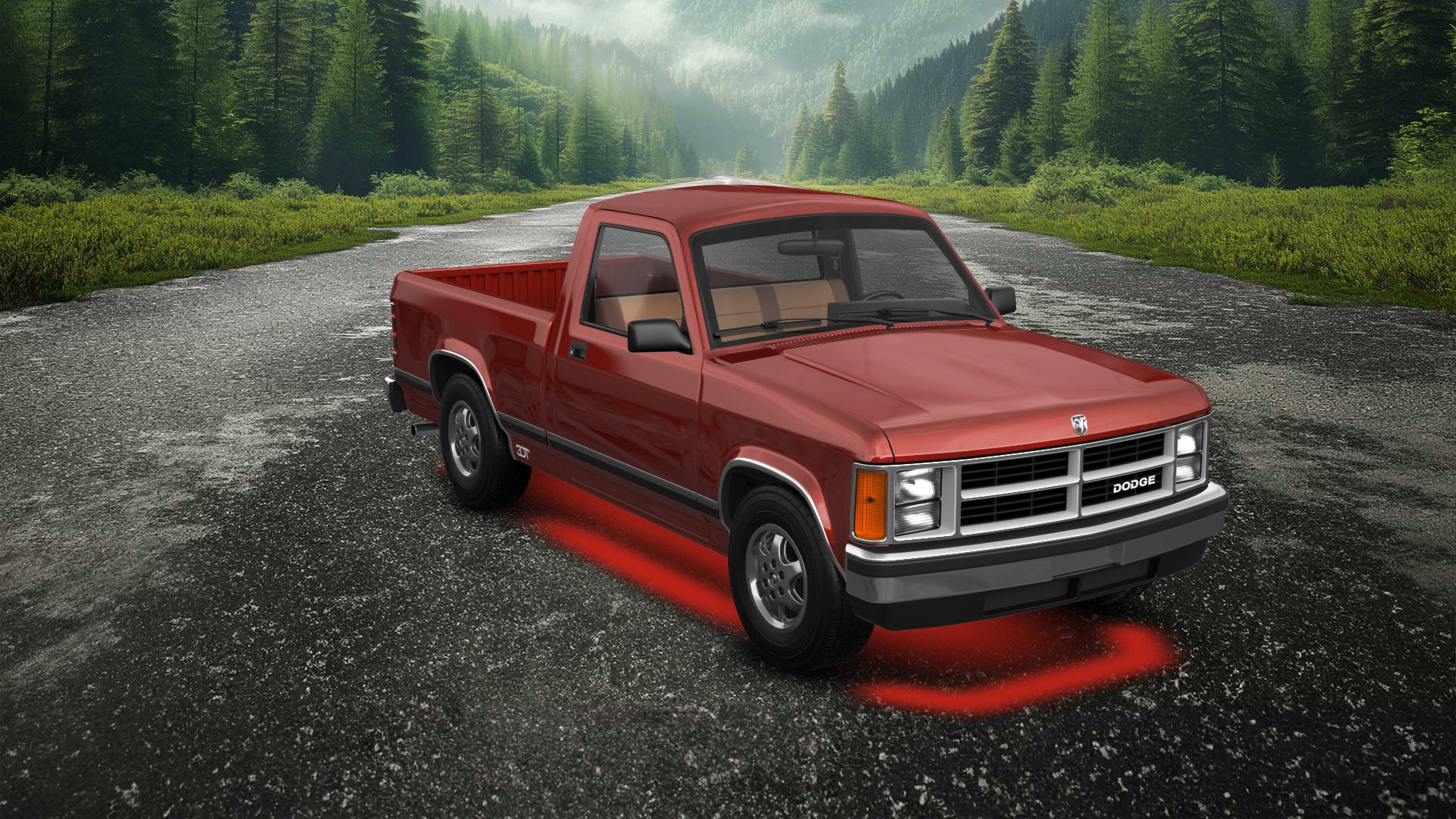 Dodge Dakota Regular Cab 2 Door pickup truck 1987
