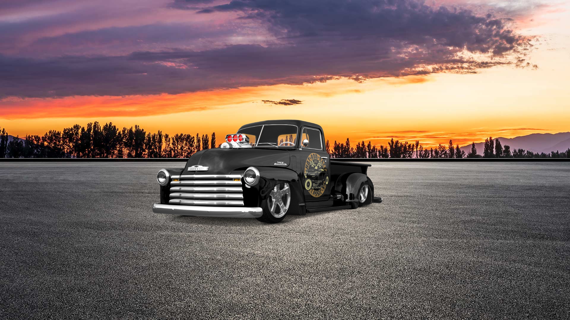 Chevrolet 3100 2 Door pickup truck 1950 tuning
