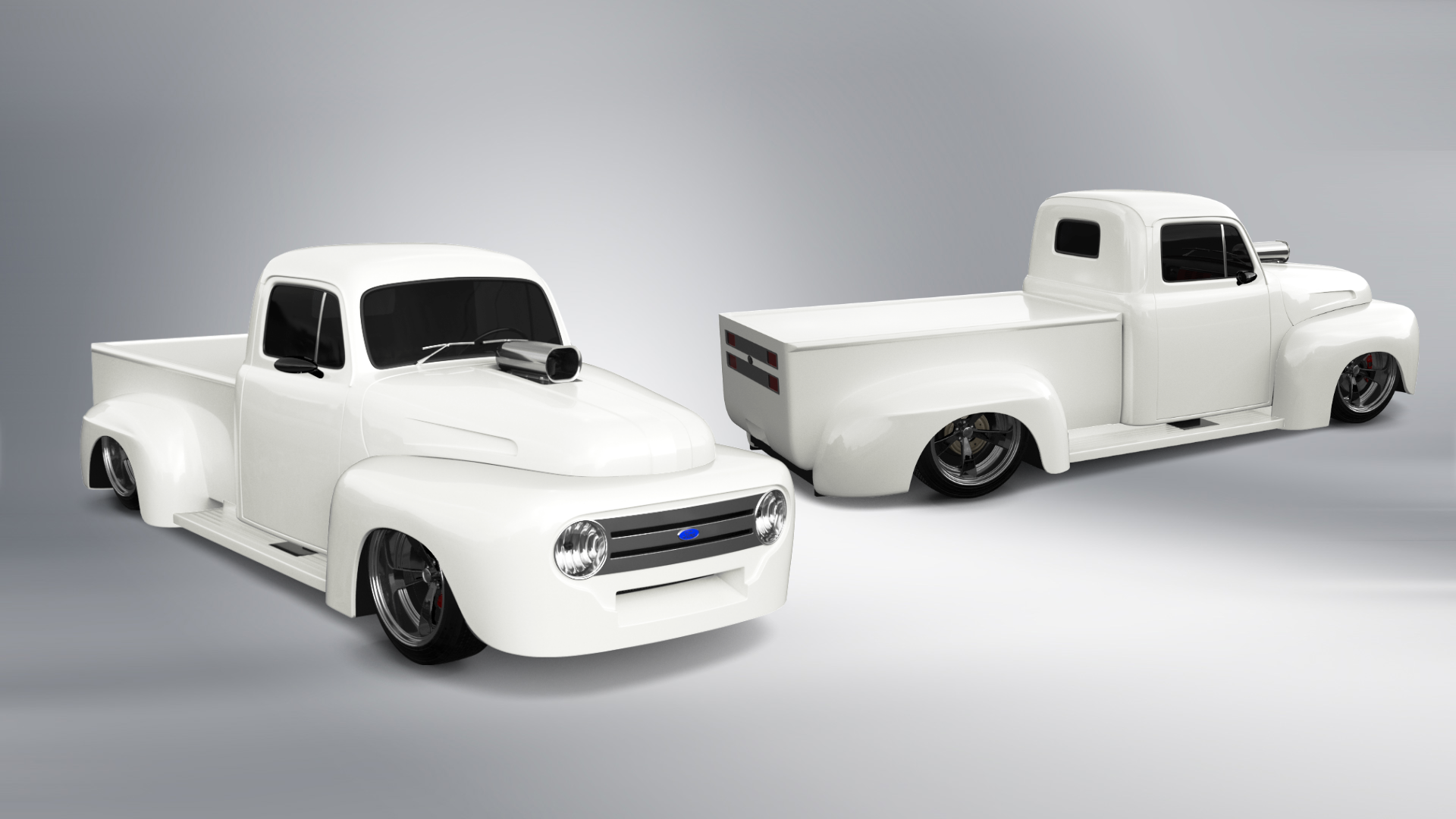 Ford F1 2 Door pickup truck 1949 tuning