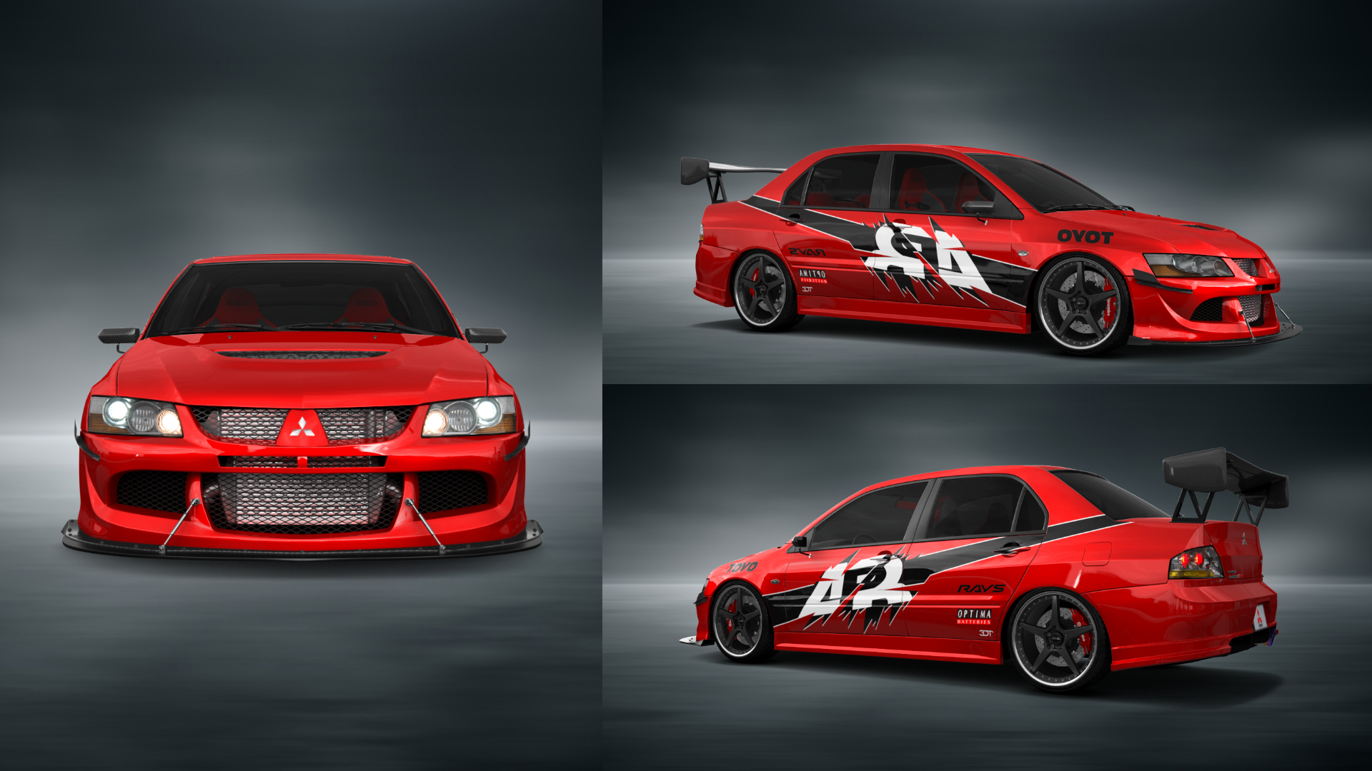 Mitsubishi Lancer Evo IX 4 Door Saloon 2005 tuning