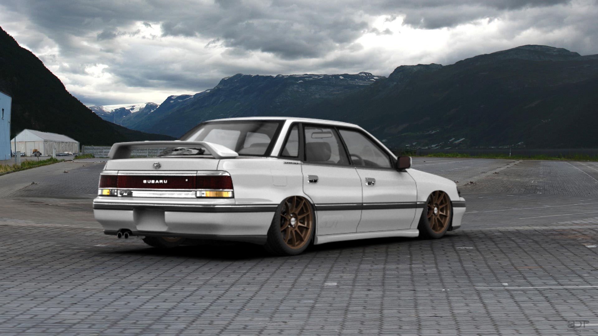Subaru Legacy sedan 1990 Images