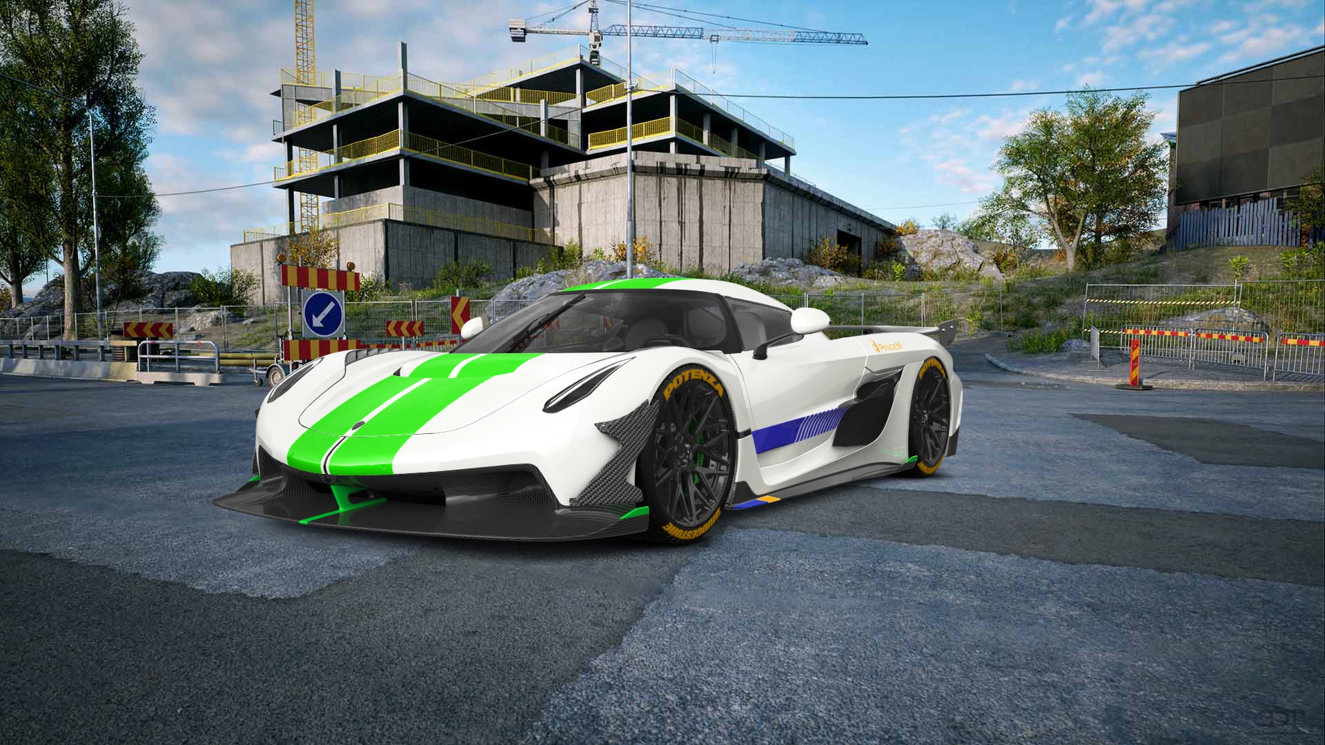 Koenigsegg Jesko 2 door targa top 2020 tuning