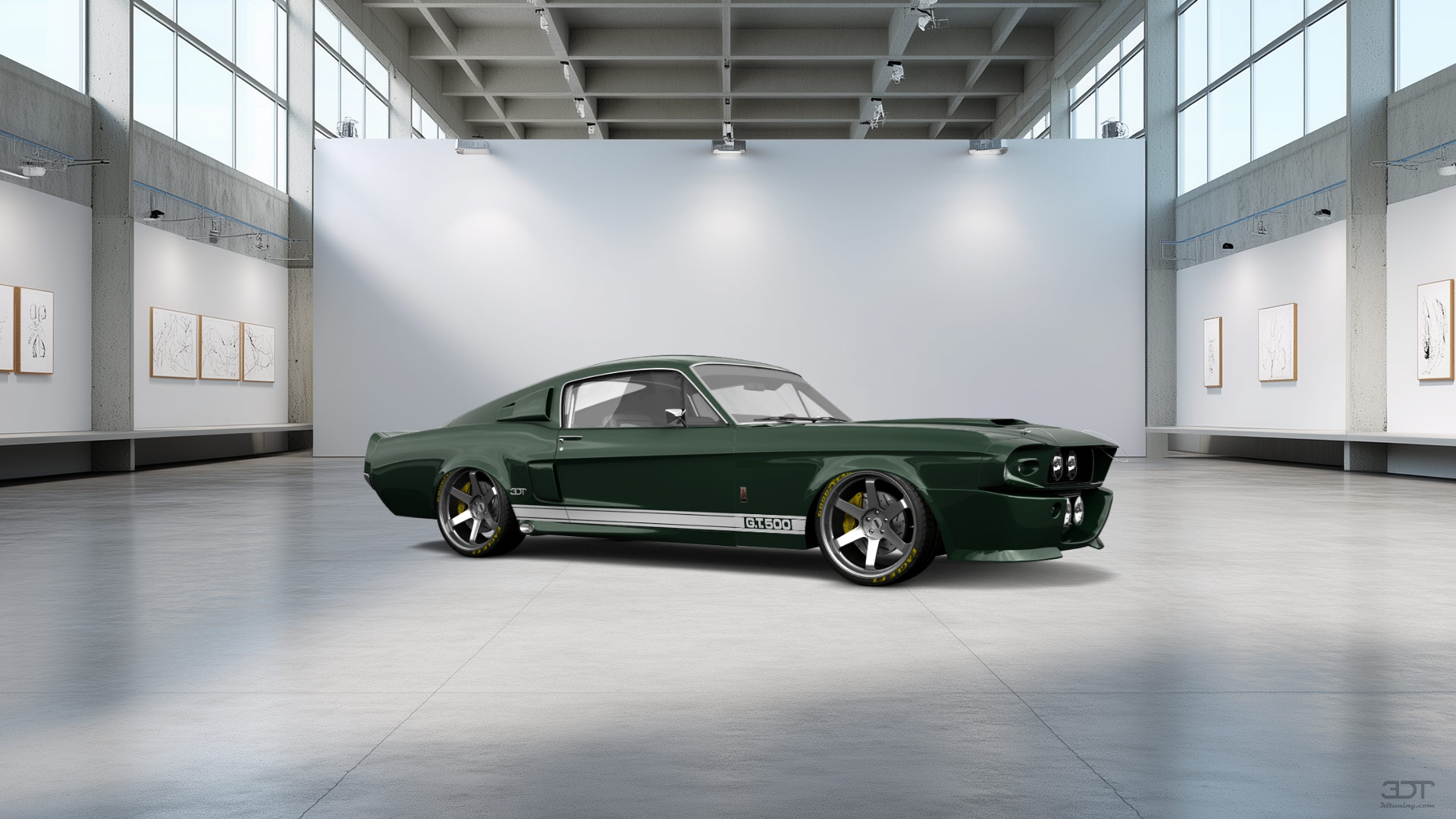 Mustang GT500 2 Door Coupe 1968 tuning