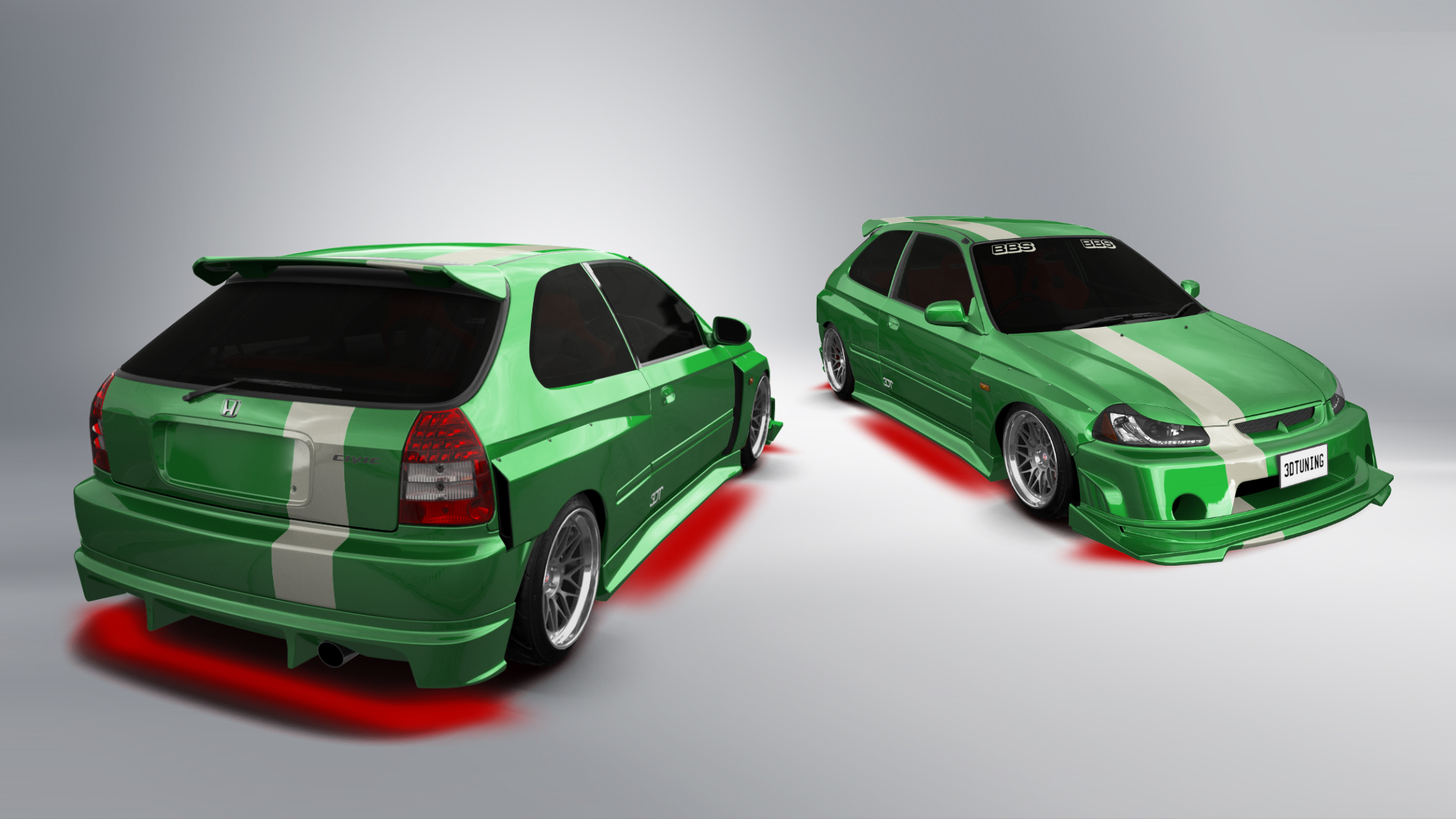 Honda Civic 3 Door Hatchback 1997 tuning