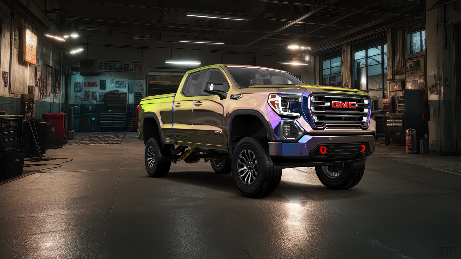 GMC Sierra 1500 4 Door pickup truck 2019 tuning