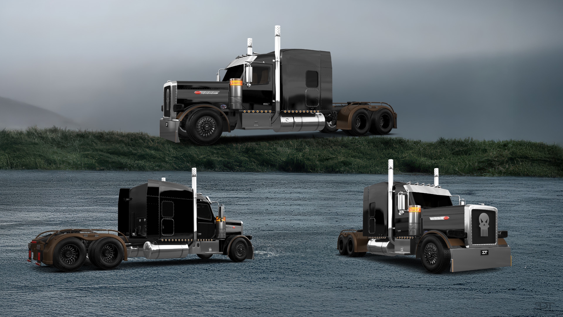Peterbilt 589 Sleeper Cab Truck 2024 tuning