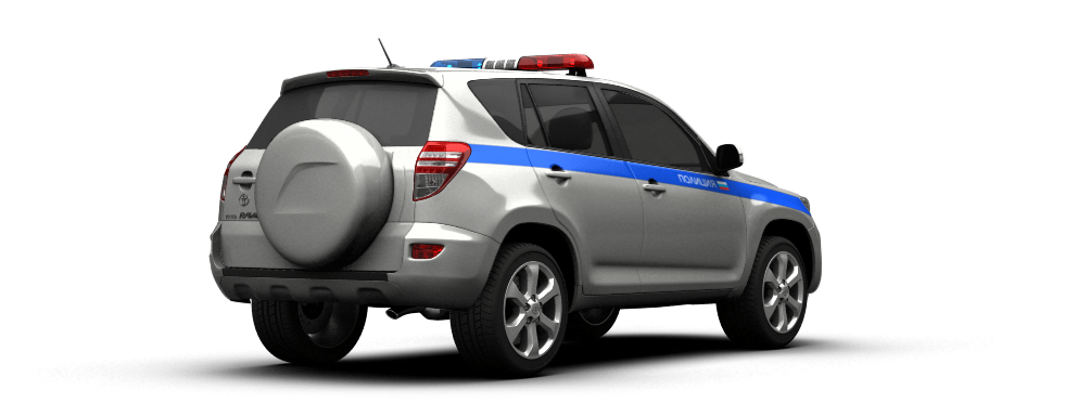 ‘11 Toyota Rav4 Police russia