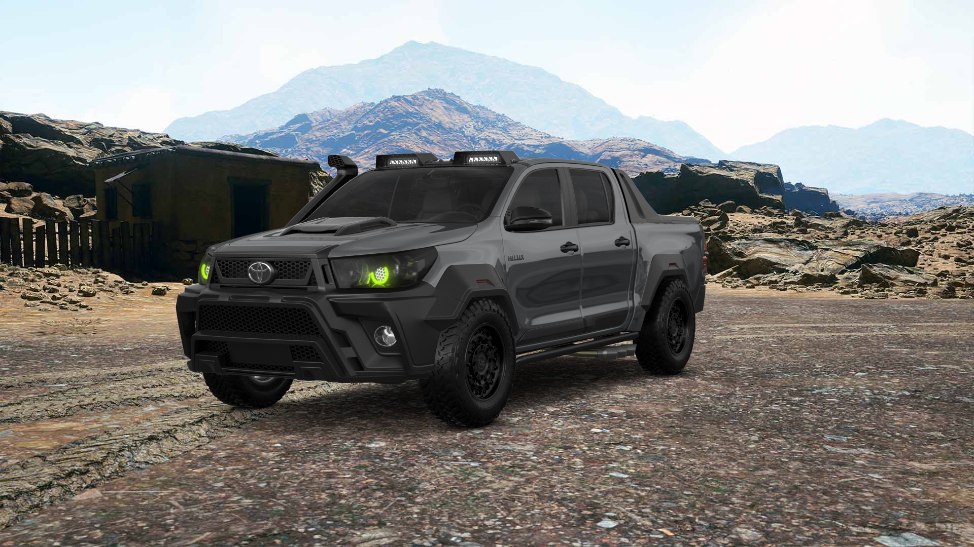 Toyota Hilux Double Cab 4 Door pickup truck 2015 tuning