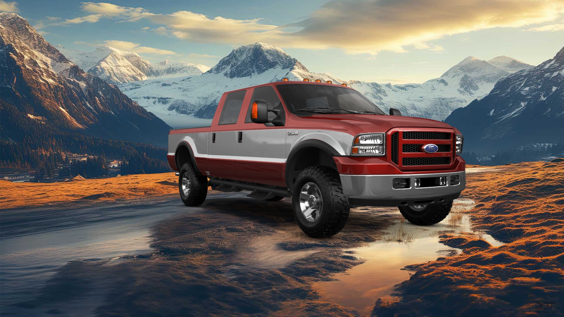 Ford F-250 Crew Cab 4 Door pickup truck 1999 tuning