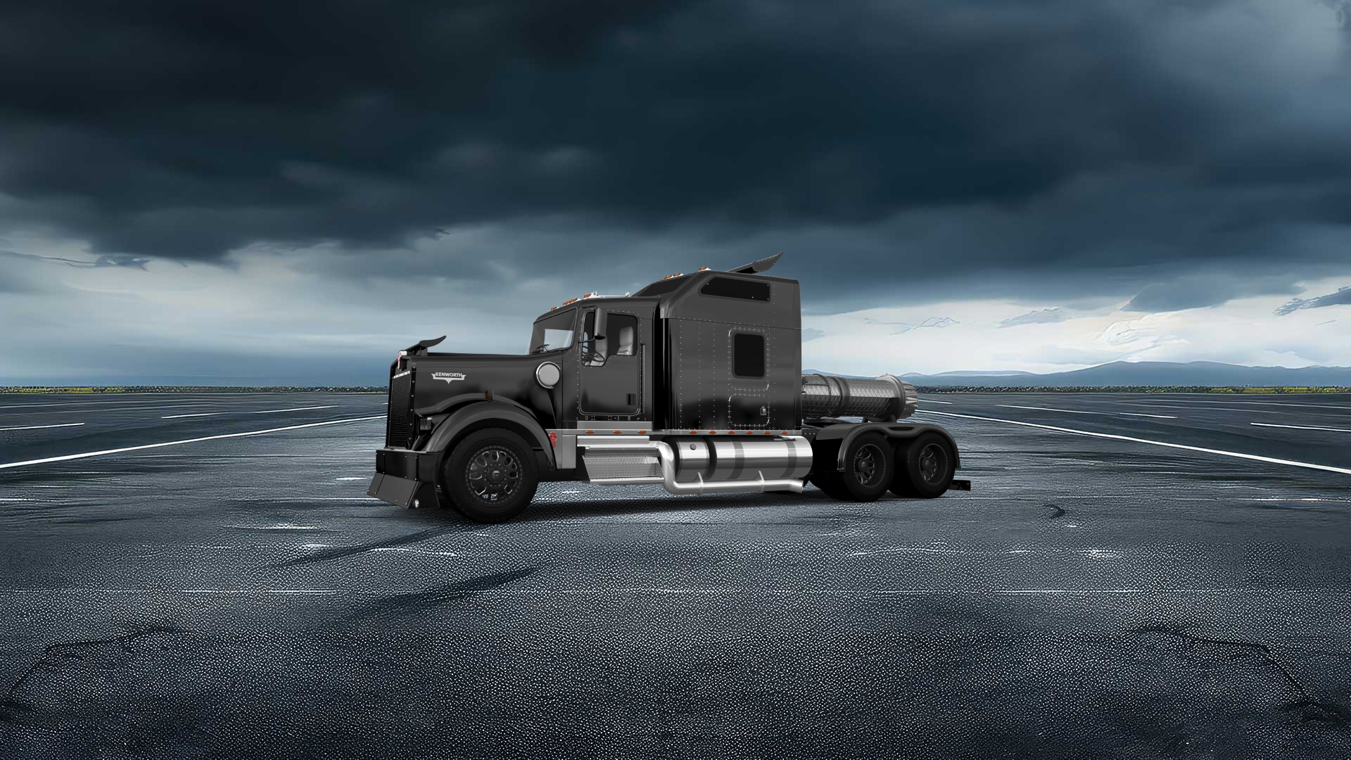 Kenworth W900 Sleeper Cab Truck 2015 tuning