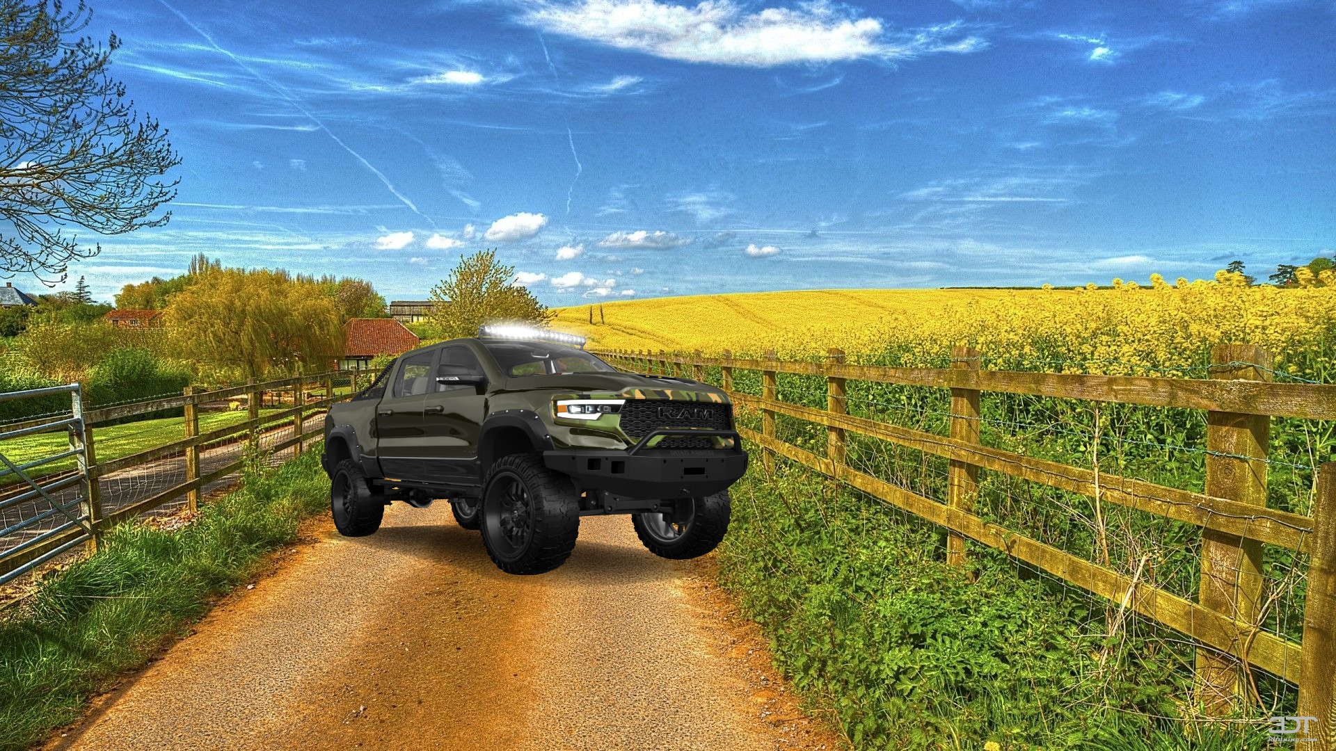 Dodge Ram 1500 TRX 4 Door pickup truck 2021